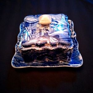 Butter dish Old Foley by James Kent
